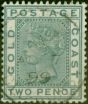 Valuable Postage Stamp Gold Coast 1884 2d Grey SG13 Fine Used