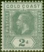 Collectible Postage Stamp Gold Coast 1913 2d Grey SG74 Fine MM