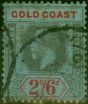 Valuable Postage Stamp Gold Coast 1921 2s6d Black & Red-Blue SG81a Die II Good Used