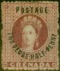 Valuable Postage Stamp Grenada 1881 2 1/2d Rose-Lake SG22c 'No Stop' Fine MM