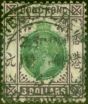 Rare Postage Stamp from Hong Kong 1926 $3 Green & Dull Purple SG131 Good Used