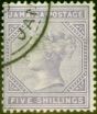 Collectible Postage Stamp from Jamaica 1897 5s Lilac SG26 Very Fine Used