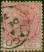 Rare Postage Stamp Lagos 1874 4d Carmine SG5 Fine Used