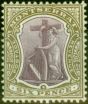 Valuable Postage Stamp from Montserrat 1903 6d Dull Purple & Olive SG19 Fine Mtd Mint