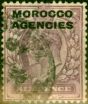 Collectible Postage Stamp from Morocco Agencies 1907 6d Dull Purple SG36a Good Used