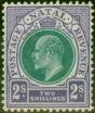 Old Postage Stamp Natal 1902 2s Green & Bright Violet SG137 Fine & Fresh LMM