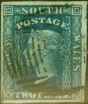 Old Postage Stamp from New South Wales 1860 2d Blue SG114 Pl 11 Fine Used