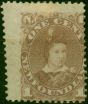 Newfoundland 1880 1c Dull Brown SG44aVar 'Sloping Off Centre' Fine MM . Queen Victoria (1840-1901) Mint Stamps