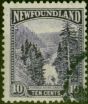 Collectible Postage Stamp Newfoundland 1923 10c Violet SG157 Fine Used