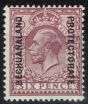 Valuable Postage Stamp from Bechuanaland 1925 6d Reddish Purple SG96 Chalk Paper Fine & Fresh Lightly Mtd