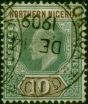 Northern Nigeria 1902 10s Green & Brown SG18 Fine Used. King Edward VII (1902-1910) Used Stamps