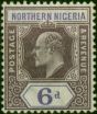 Northern Nigeria 1902 6d Dull Purple & Violet SG15 Fine LMM . King Edward VII (1902-1910) Mint Stamps
