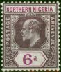 Northern Nigeria 1905 6d Dull Purple & Violet SG25 Fine MM . King Edward VII (1902-1910) Mint Stamps