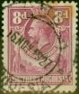Rare Postage Stamp Northern Rhodesia 1925 8d Rose-Purple SG8 Good Used
