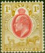 Old Postage Stamp from Orange Free State 1903 1s Scarlet & Bistre SG146 Fine Mtd Mint