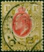 Orange Free State 1909 1s Scarlet & Bistre SG151 Fine Used . King Edward VII (1902-1910) Used Stamps