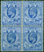 Collectible Postage Stamp Orange River Colony 1903 2 1/2d Bright Blue SG142 V.F LMM & MNH Block of 4