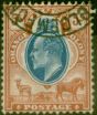 Collectible Postage Stamp from Orange River Colony 1904 5s Blue & Brown SG147 V.F.U