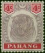Pahang 1899 4c Dull Purple & Carmine SG15 Fine Unused . Queen Victoria (1840-1901) Mint Stamps