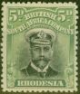 Collectible Postage Stamp from Rhodesia 1913 5d Black & Green SG212 Fine Mtd Mint