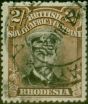 Valuable Postage Stamp Rhodesia 1918 2s Black & Brown SG273 Good Used