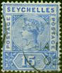 Collectible Postage Stamp from Seychelles 1900 15c Ultramarine SG30 Fine Used