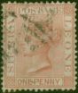 Sierra Leone 1876 1d Rose-Red SG17 Good Used  Queen Victoria (1840-1901) Old Stamps
