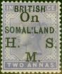 Old Postage Stamp Somaliland 1903 2a Pale Violet SG03 Fine MM