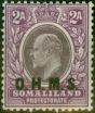Collectible Postage Stamp Somaliland 1905 2a Dull & Bright Purple SG014 Fine MM
