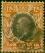 Collectible Postage Stamp Somaliland 1913 12a Grey-Black & Orange-Buff SG68 Good Used