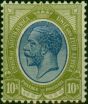Collectible Postage Stamp South Africa 1913 10s Deep Blue & Olive-Green SG16 Fine & Fresh MM