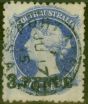 Valuable Postage Stamp from South Australia 1870 3d on 3d Sky-Blue SG67 Fine Used