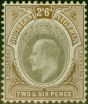 Collectible Postage Stamp Southern Nigeria 1906 2s6d Grey-Black & Brown SG29a Chalk Fine MM