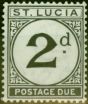 Valuable Postage Stamp from St. Lucia 1933 2d Black SGD4 Fine Lightly Mtd Mint