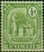 Collectible Postage Stamp St Vincent 1909 1/2d Green SG102 Fine LMM