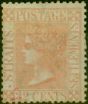 Old Postage Stamp Straits Settlements 1867 32c Pale Red SG18 Good MM