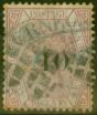 Collectible Postage Stamp from Straits Settlements 1880 10 on 30c Claret SG28 Type G Ave Used