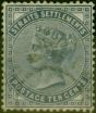 Collectible Postage Stamp Straits Settlements 1882 10c Slate SG49 Fine Used