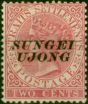 Sungei Ujong 1885 2c Pale Rose SG38 Fine Unused . Queen Victoria (1840-1901) Mint Stamps