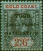Togo 1916 2s6d Black & Red-Blue SGH55 Fine Used King George V (1910-1936) Old Stamps