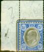 Rare Postage Stamp from Transvaal 1905 2 1/2d Black & Blue SG263 Fine Mtd Mint Corner Marginal