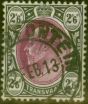 Valuable Postage Stamp from Transvaal 1909 2s6d Magenta & Black SG269 Fine Used