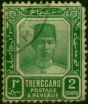 Trengganu 1941 2c Green SG27a Ordin Paper Ave Used  King George VI (1936-1952) Collectible Stamps