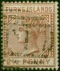 Turks Islands 1882 2 1/2d Red-Brown SG56 Fine Used Queen Victoria (1840-1901) Old Stamps