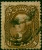 U.S.A 1861 Jefferson 5c Brown-Ochre SG63a Good Used  Queen Victoria (1840-1901) Collectible Stamps