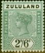 Collectible Postage Stamp from Zululand 1896 2s6d Green & Black SG26 Fine & Fresh Mtd Mint