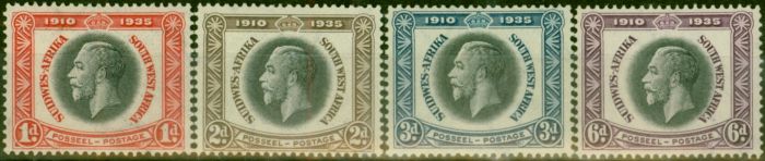 Rare Postage Stamp S.W.A 1935 Jubilee Set of 4 SG88-91 Fine & Fresh MM