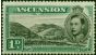 Ascension 1938 1d Black & Green SG39 Fine MM  King George VI (1936-1952) Valuable Stamps
