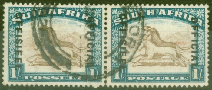 Valuable Postage Stamp from South Africa 1932 1s Brown & Dp Blue SG017 Fine Used