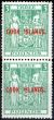 Collectible Postage Stamp from Cook Islands 1953 £3 Green SG135w Wmk Inverted Fine MNH Vert Pair
